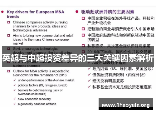 英超与中超投资差异的三大关键因素解析 英超与中超投资差异的三大关键因素解析
